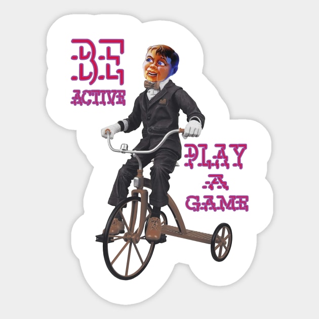 RudySaw / Be Active 1 Sticker by Uwantmytees